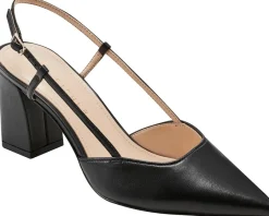 Marc Fisher LTD Zester Black Leather Discount