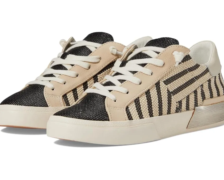 Dolce Vita Zina Patch Black/Beige Raffia