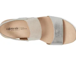 LifeStride Zing Silver Metallic Clearance