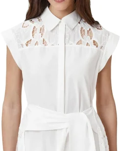 AllSaints Zola Dress Snow White Best