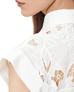 AllSaints Zola Dress Snow White Best