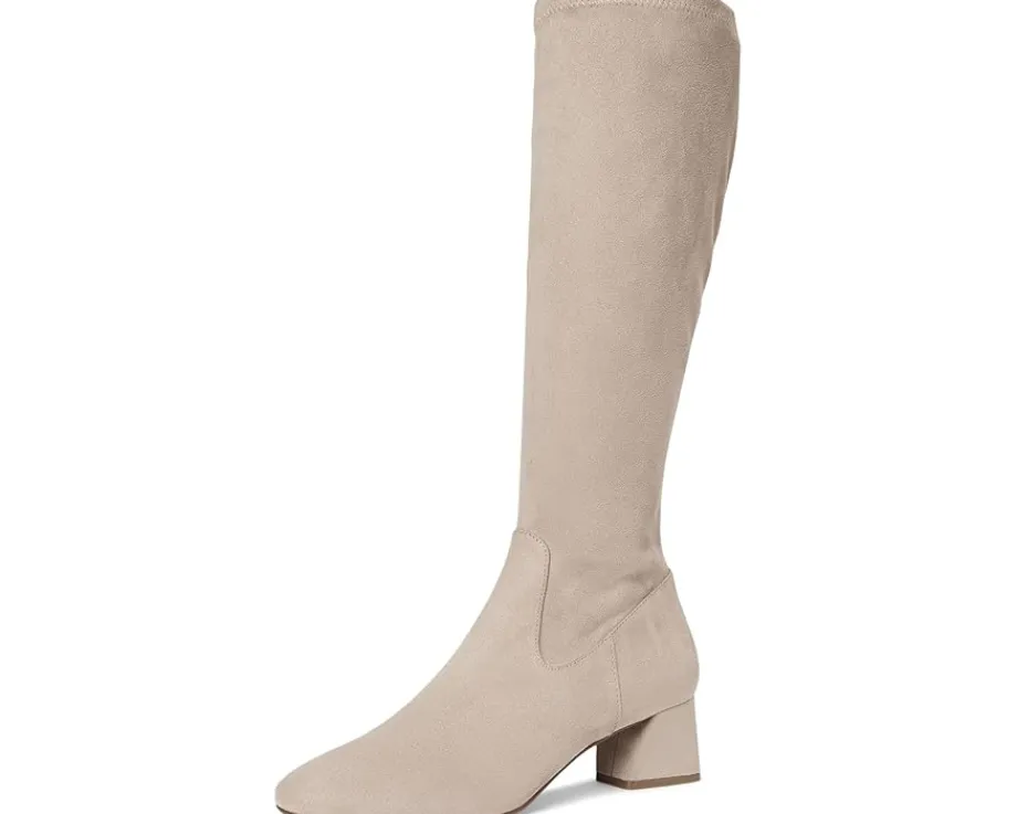 Vaneli Zovy Taupe Punto Stretch Suede New